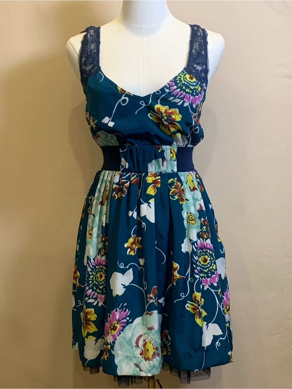 Vintage Free People Floral Dress, Size